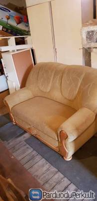 Dvisėdis miegamas fotelis