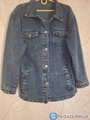 Džinsinis švarkelis mėlynos spalvos