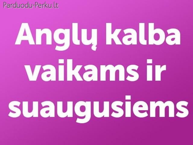 Efektyvios individualios anglų k. pamokos vaikams ir suaugus