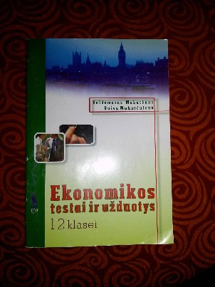 EKONOMIKOS testai ir užduotys 12 klasei