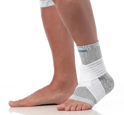 Elastinis čiurnos įtvaras. Pilkos spalvos