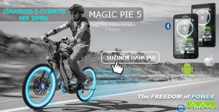 Elektrinis dviratis per 30 min!!!