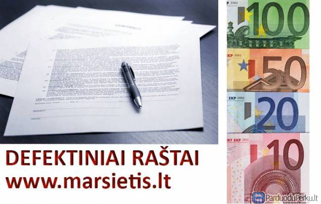 ELEKTRONIKOS DEFEKTINIAI AKTAI / pažymos draudimui