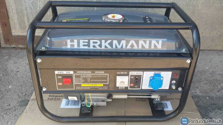 Elektros generatorius Herkmann 3,7kw