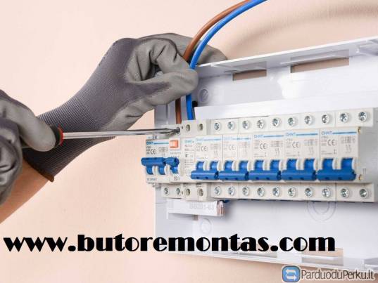 Elektros instaliacijos darbai www.butoremontas.com