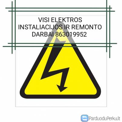 Elektros instaliacijos ir remonto darbai