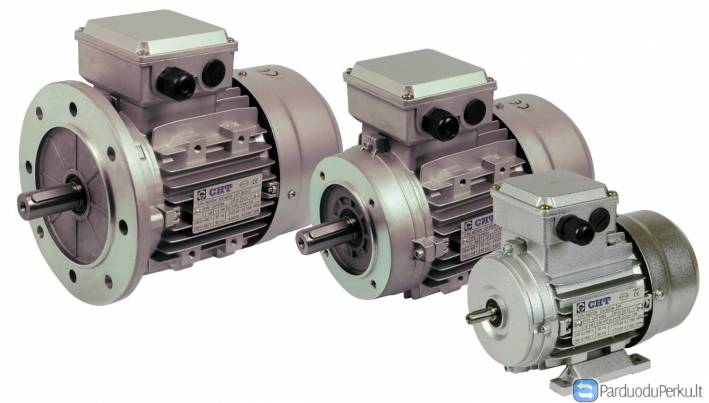 Elektros Varikliai + reduktoriai CHIARAVALLI