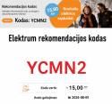 Elektrum nuolaidos kodas pirmai sąskaitai -15 eur: YCMN2