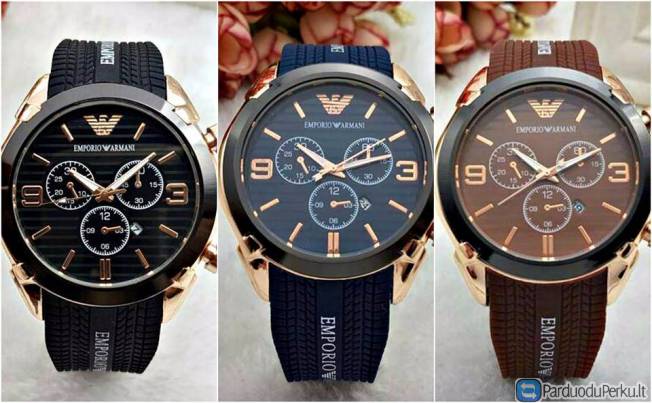 EMPORIO ARMANI vyriški laikrodžiai