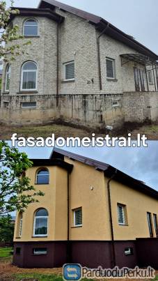Fasadų šiltinimas, dekoras,klinkeris.  060394321