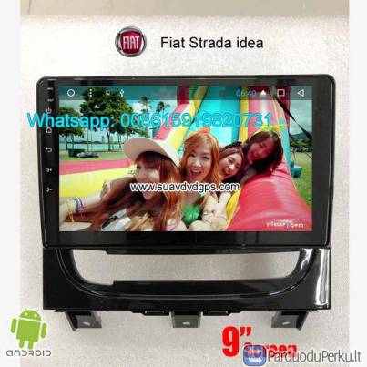 Fiat Strada idea Car audio radio android GPS navigation camera
