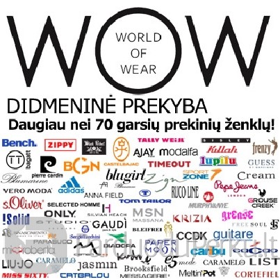 FIRMINIAI DRABUŽIAI DIDMENINĖMIS KAINOMIS