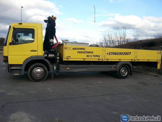 Fiskaras Krovinių gabenimas su kranu