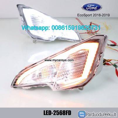 Ford EcoSport LED cree DRL day time running lights driving daylight