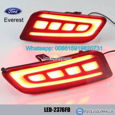 Ford Everest Multi-fonction LED Rear Bumper Brake Turn Signal Lights Reflector