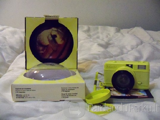 Fotoaparatas FISHEYE one yellow