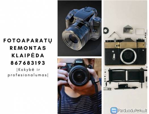 fotoaparatu remontas Klaipeda