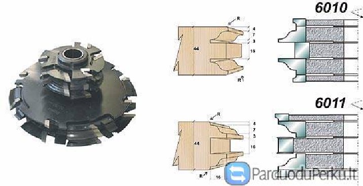 Frezos medžiui ir metalui