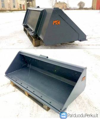 Frontalinis  krautuvas kaušas strėlė