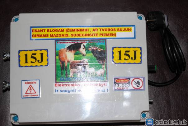 Galingas elektrinis piemuo