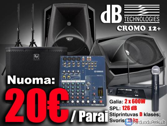 Garso aparaturos nuoma - Garso koloneliu nuoma