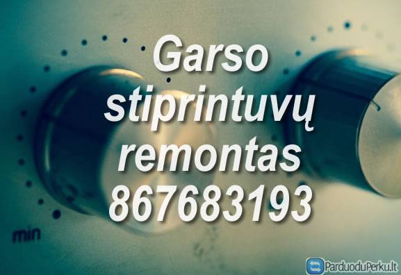 Garso stiprintuvu remontas 867683193