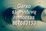Garso stiprintuvu remontas 867683193