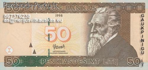 Gauk 50 lt nemokamai