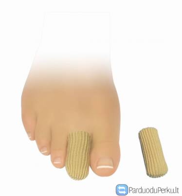 Geliniai antpirščiai dengti medžiaga