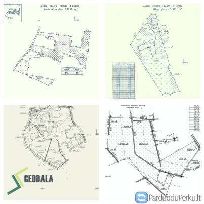 Geodeziniai (kadastriniai) matavimai, sklypų formavimo projektai