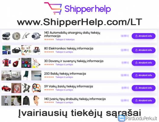 Geriausių prekių tiekėjai iš Lenkijos, tiekėjai iš Vokietijos, tiekėjai iš Turkijos