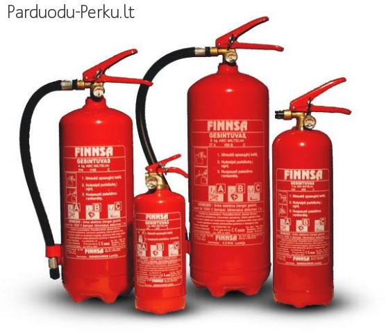 Gesintuvų pardavimas, patikra, pildymas