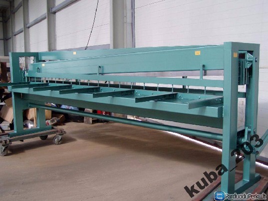 Giljotina skardai 3040mm/1,0mm