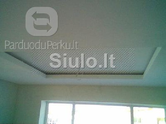 GIPSO KARTONO- ARMSRONG LUBŲ MONTAVIMAS