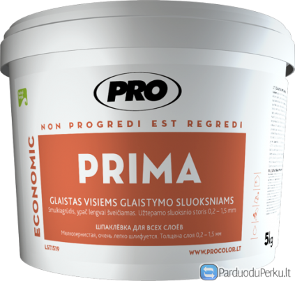 Glaistai PRIMA,UNIVERSAL,SHEETROCK,PROFORM