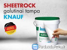 Glaistas Sheetrock AP 28kg univer. Knauf, 18.90 €/vnt
