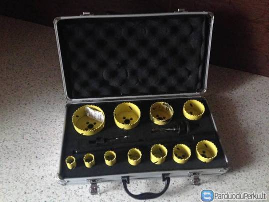 Gręžimo karūnų metalui rinkinys