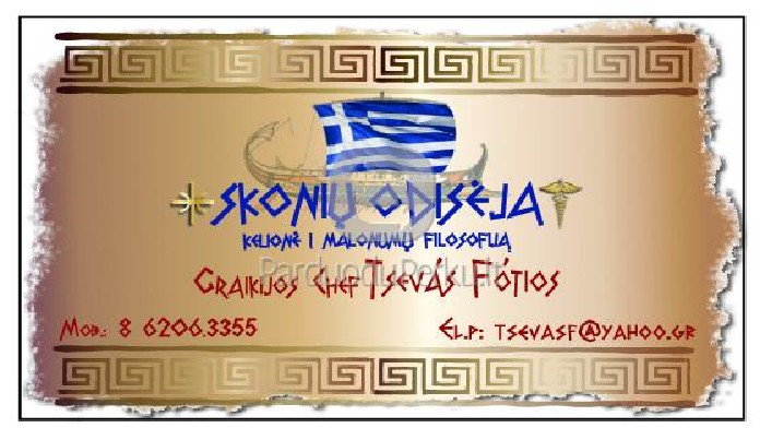 GRAIKIJOS  virtuvės šefo maistas