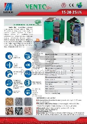 Granulinis katilas UNICA VENTO EKO