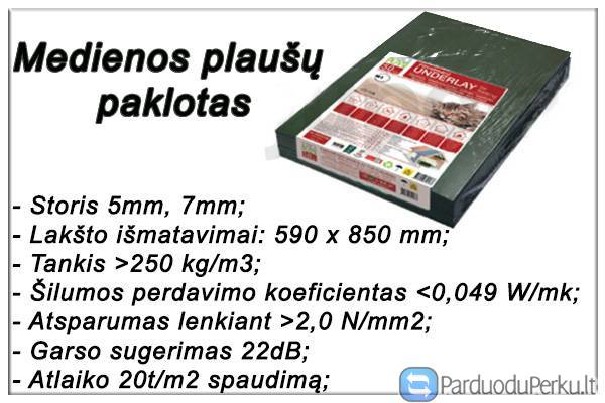 Grindų paklotai, šildomos grindys