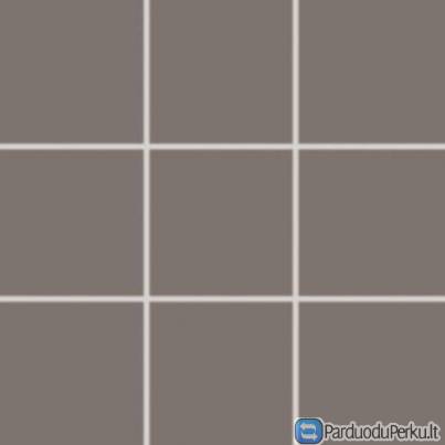 Grindų ir sienų plytelės 10x10 cm ant tinklelio (30x30 cm) matinės, pilkos sp.