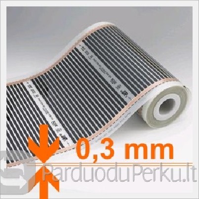 Grindų šildymo plėvelė, energoplėvelė-13,50EUR/m2