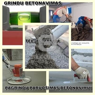 Grindu betonavimas-paruosimas