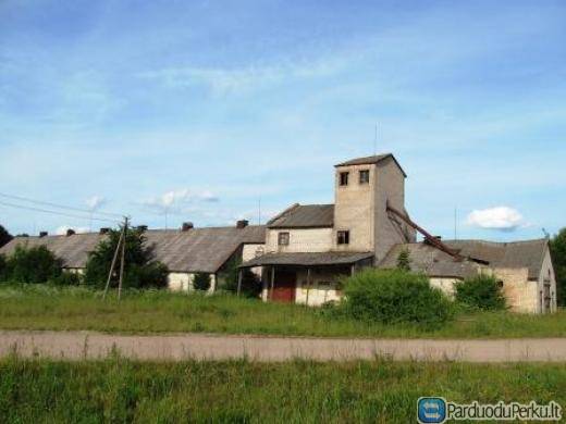 Parduodamas 849 m2 ploto grūdų sandėlis su žemės sklypu
