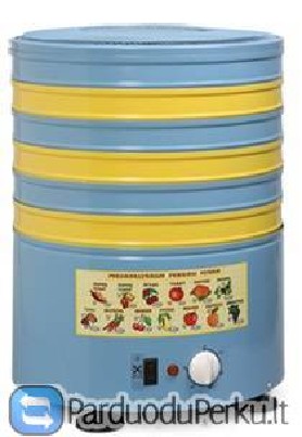 Grybų, vaisių ir daržovių džiovintuvas