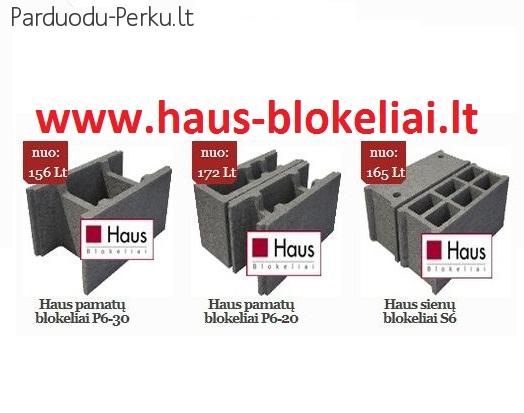 Haus pamatu blokeliai P6-30 ir P6-20
