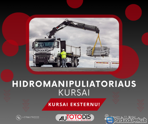 HIDROMANIPULIATORIAUS KURSAI