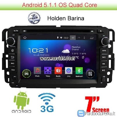 Holden Barina Android 5.1 Car Radio WIFI 3G DVD TV