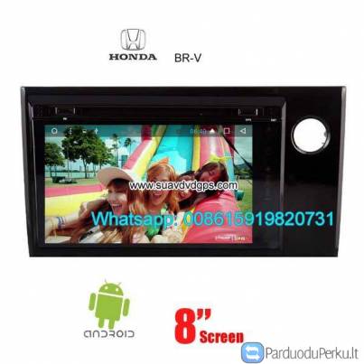 Honda BRV Car audio radio update android GPS navigation camera