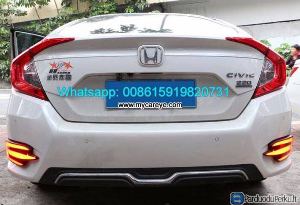 Honda Civic LED Rear Bumper Brake Turn Signal Lights